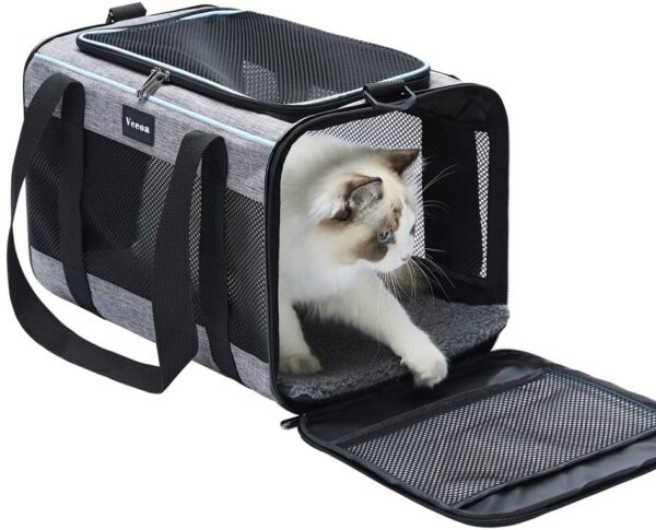 Vceoa Carriers Soft-Sided Pet Carrier for Catsf for holding pets in a bag