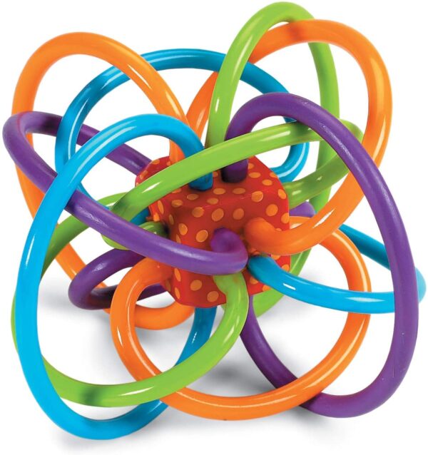 Manhattan Toy Winkel Rattle & Sensory Teether Toy - Image 2