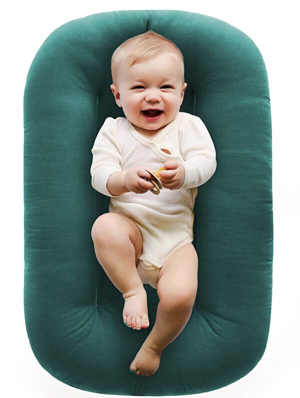 Snuggle Me Organic Bare | Baby Lounger & Infant Floor Seat | Newborn Essentials | Organic Cotton, Fiberfill - Image 5