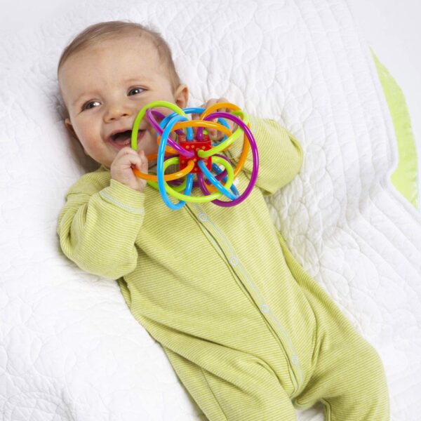 Manhattan Toy Winkel Rattle & Sensory Teether Toy - Image 3